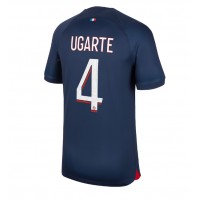 Paris Saint-Germain Manuel Ugarte #4 Domáci futbalový dres 2023-24 Krátky Rukáv